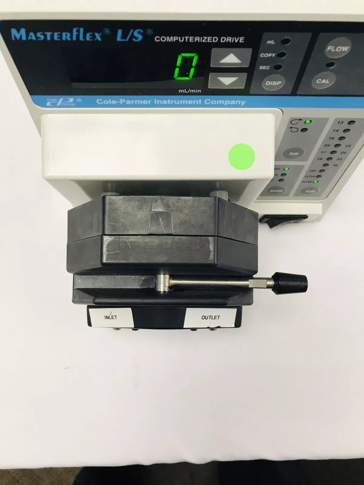 Cole Parmer 7550-30 Masterflex L/S Peristaltic Pump Easy Load II 77200-60 Tested