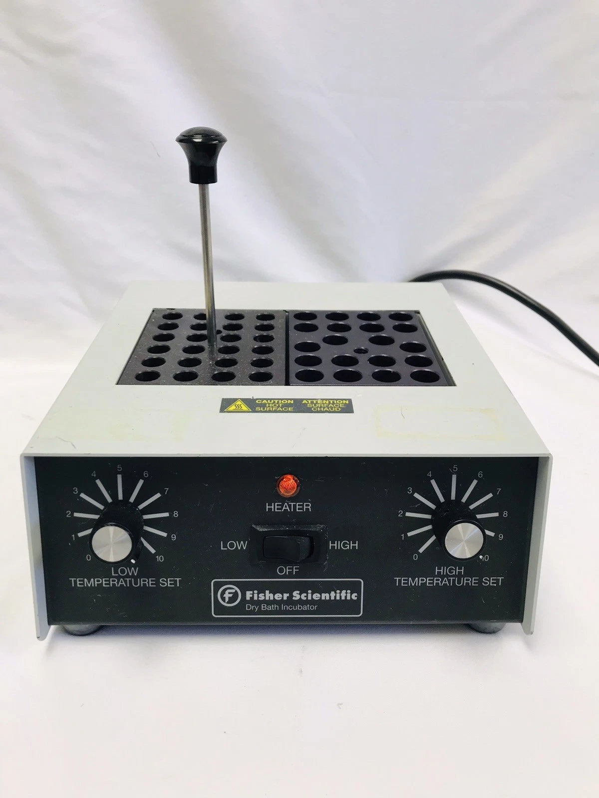 Fisher Scientific Dry Bath Incubator Dual Heat Block 11-718-2 + 2x Heat Blocks