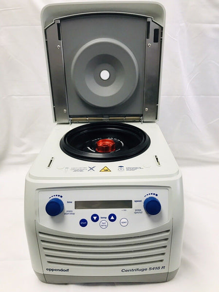 Eppendorf 5418R Refrigerated Centrifuge w FA-45-18-11 Rotor 230v Tested Working