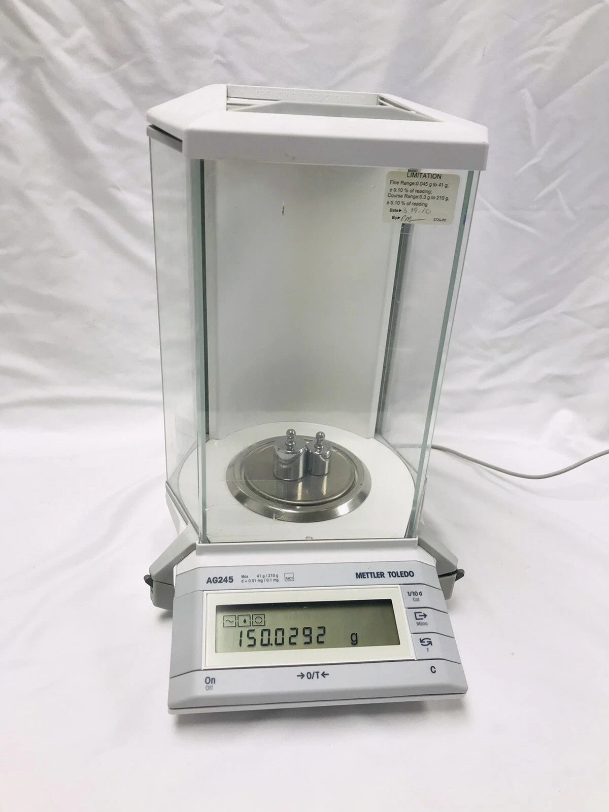 Mettler Toledo AG245 Analytical Balance Scale Tested Working Video