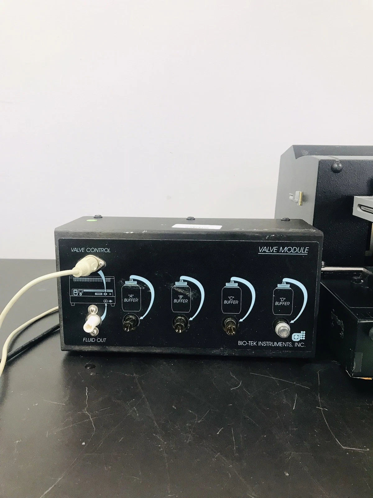 Bio-Tek ELx405 Microplate Washer with Bio-Tek Valve Module ELx405v Working Video