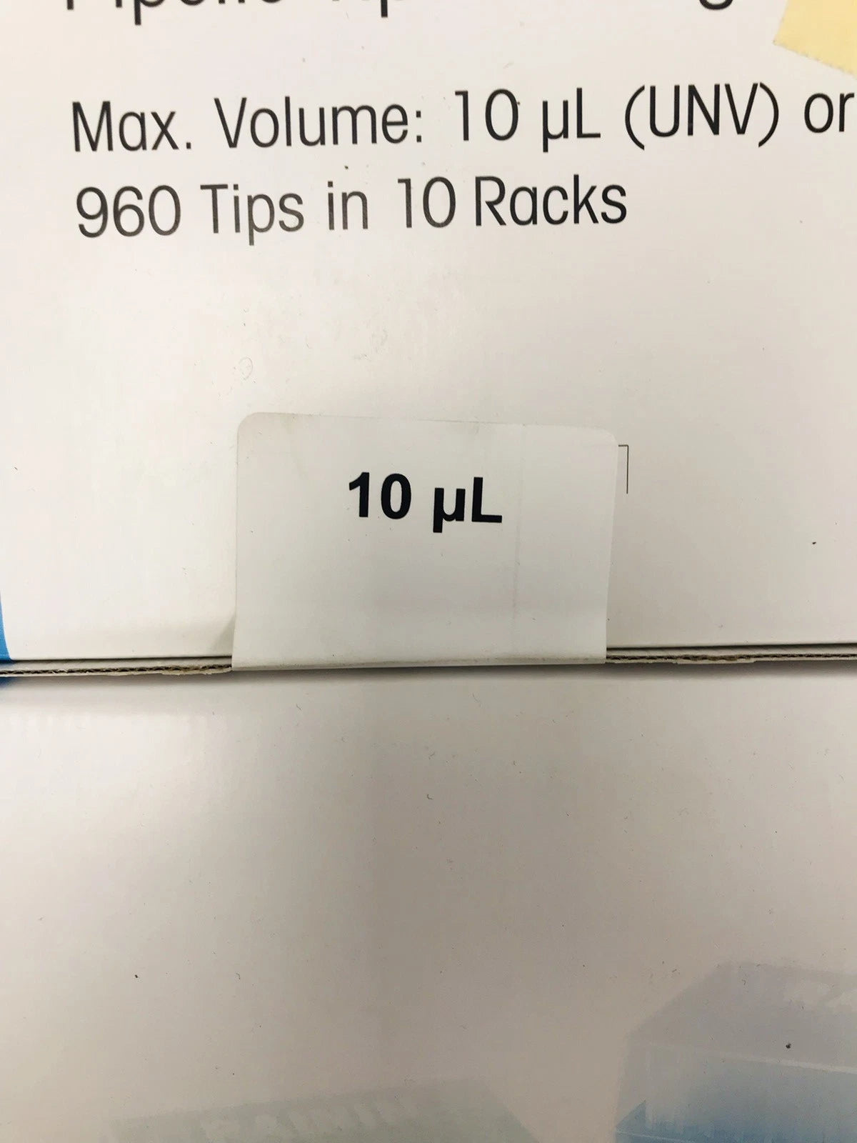 Share Sealed Rainin Pipette Tips RT UNV 10µL GLS 960A/10 - 2 Cases 30389179 Mettler