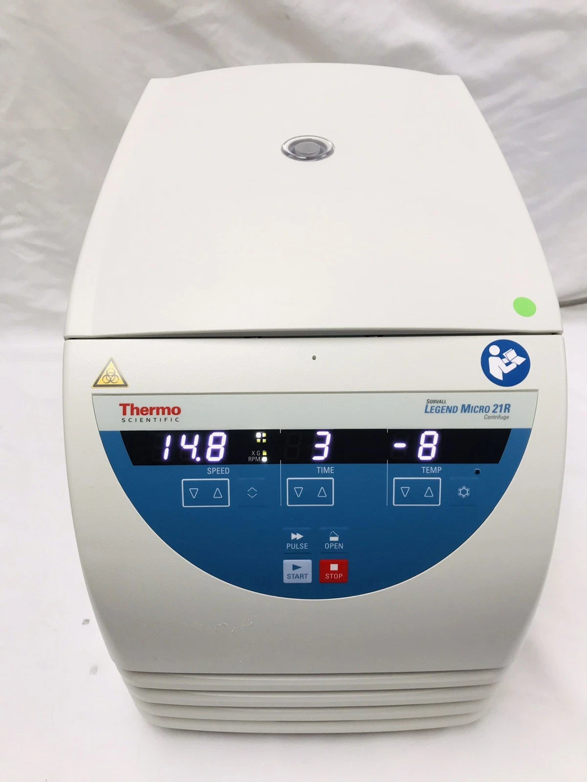 Thermo Sorvall Legend Micro 21R Refrigerated Centrifuge with 75003424 Rotor