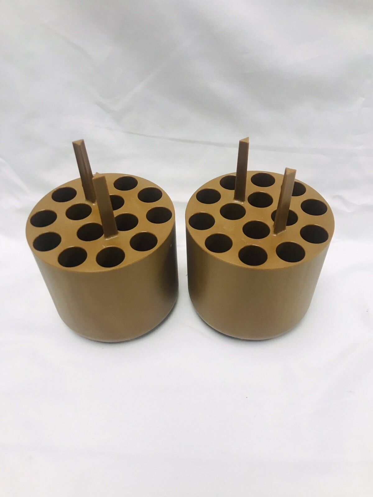 Pair of Thermo Scientific 75003639 Centrifuge Rotor 14 x 15mL Tube Adapter
