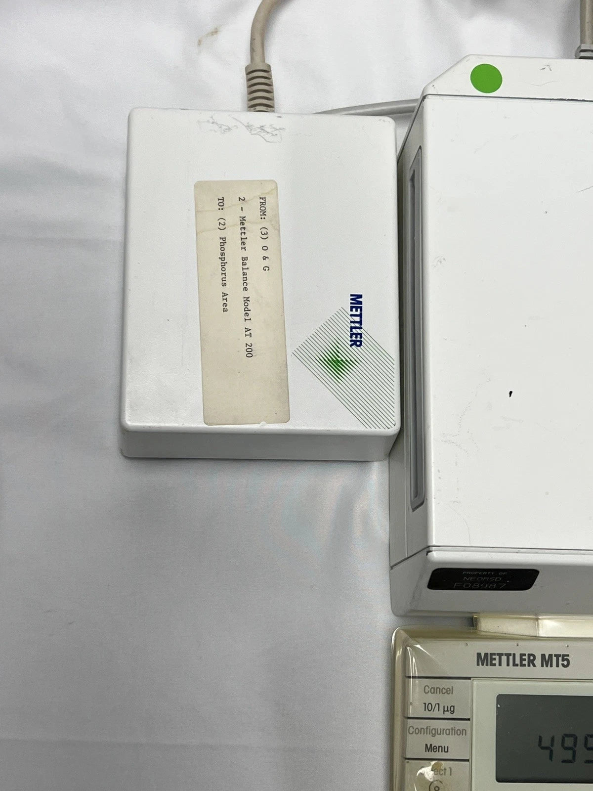 Mettler Toledo MT5 Micro Analytical Balance - Mettler Toledo MT5 Ultra Microbalance 5 1g x 1µg