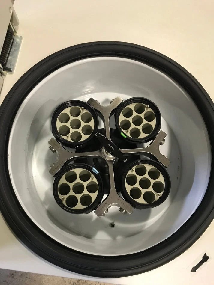 Beckman Coulter Allegra X-14R Refrigerated Centrifuge SX4750 Rotor Buckets Plate Carriers