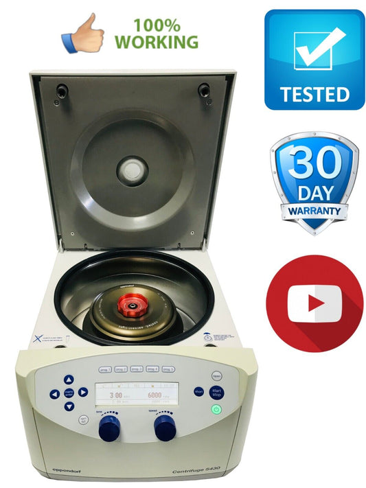 Eppendorf 5430 Centrifuge with FA-45-30-11 Rotor TESTED with Warranty Video