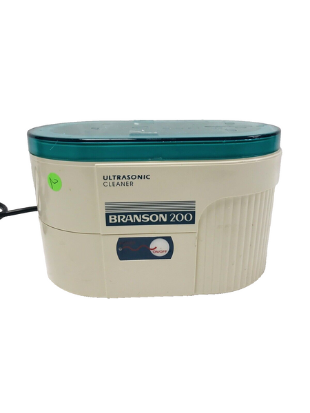 Branson 200 Ultrasonic Cleaner Jewelry Laboratory Parts Cleaner B200 Tested