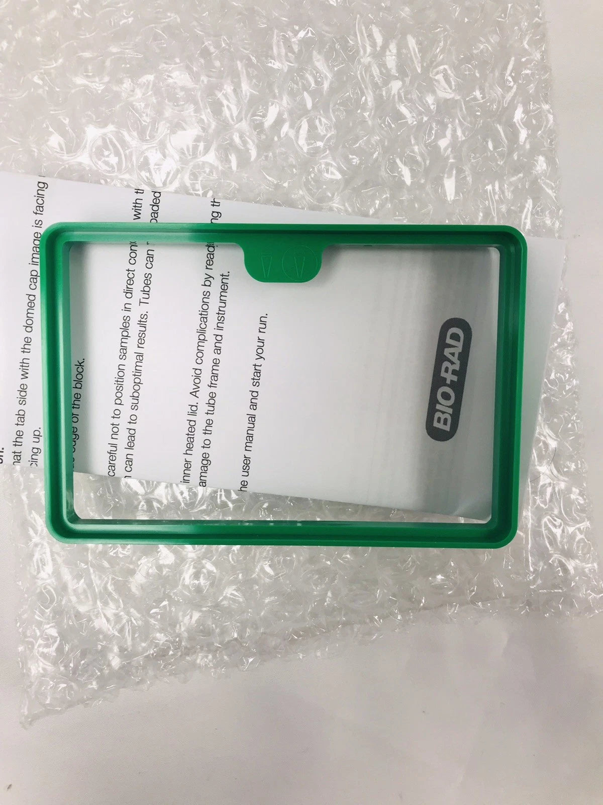 NEW Bio-Rad 184-9001 Tube Frame for 96 Well Deep Block Reaction Module C1000