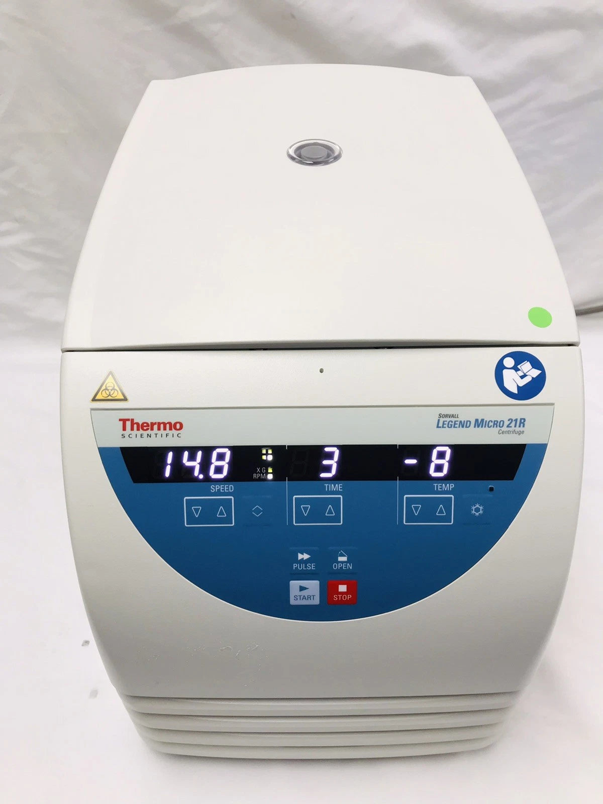 Thermo Sorvall Legend Micro 21R Refrigerated Centrifuge with 75003424 Rotor