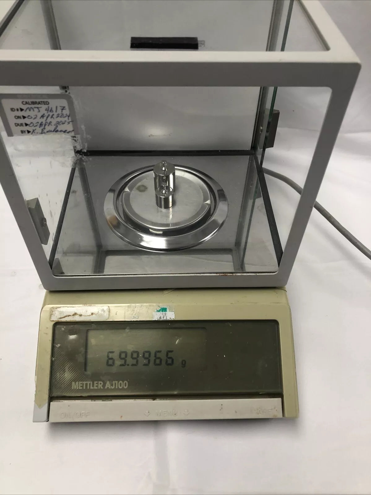 Mettler AJ100 Laboratory Analytical Balance Scale Tested Working