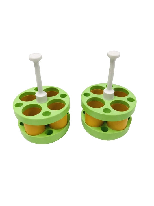 Lot of 2 Beckman Coulter Round Bucket Adapter 359486 4x50mL Round Bottom SX-4750
