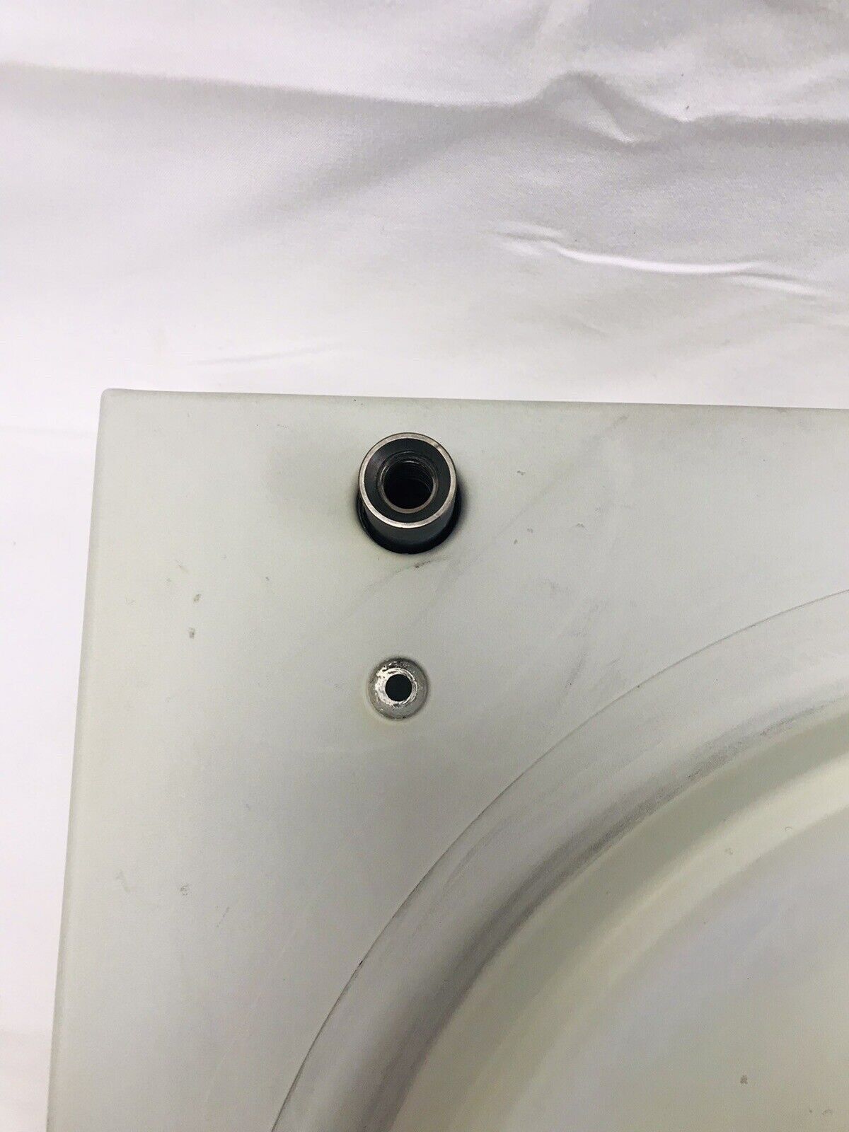 Lower Lid with 2x Latch Housings for Eppendorf 5430R Refrigerated Centrifuge