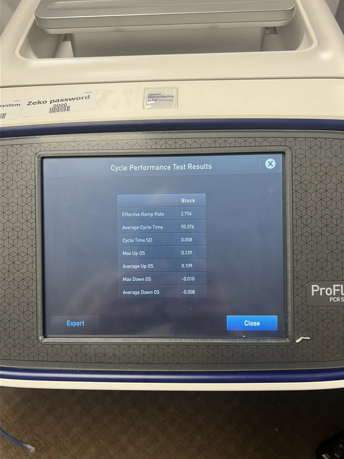 ABI Applied Biosystems Pro Flex PCR Thermocycler Base 96 Well Block