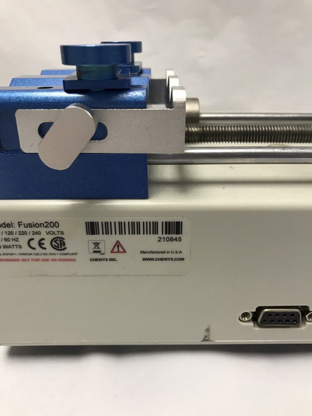 Chemyx Fusion 200 Digital Dual Syringe Pump Infusion / Withdrawal