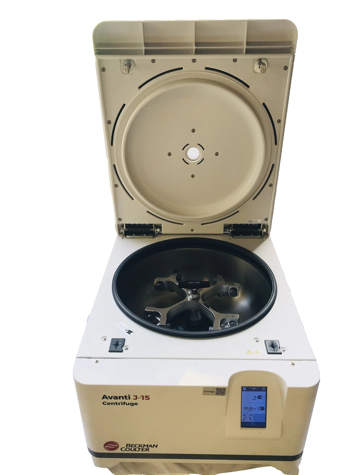 Beckman Coulter Avanti J-15 Centrifuge – JS-4.750 Swinging Bucket Rotor Tested