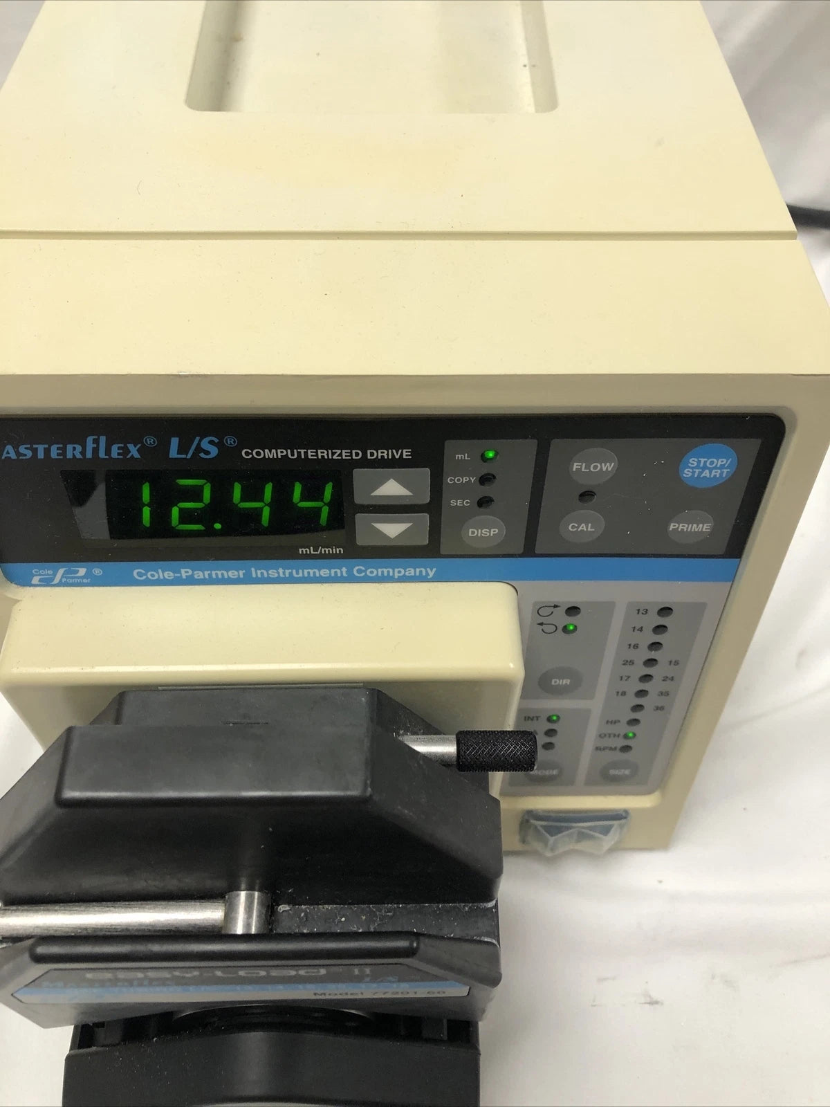 Cole-Palmer MasterFlex L/S Digital drive 7550-10 w/ Easy-Load II 77201-60 Working