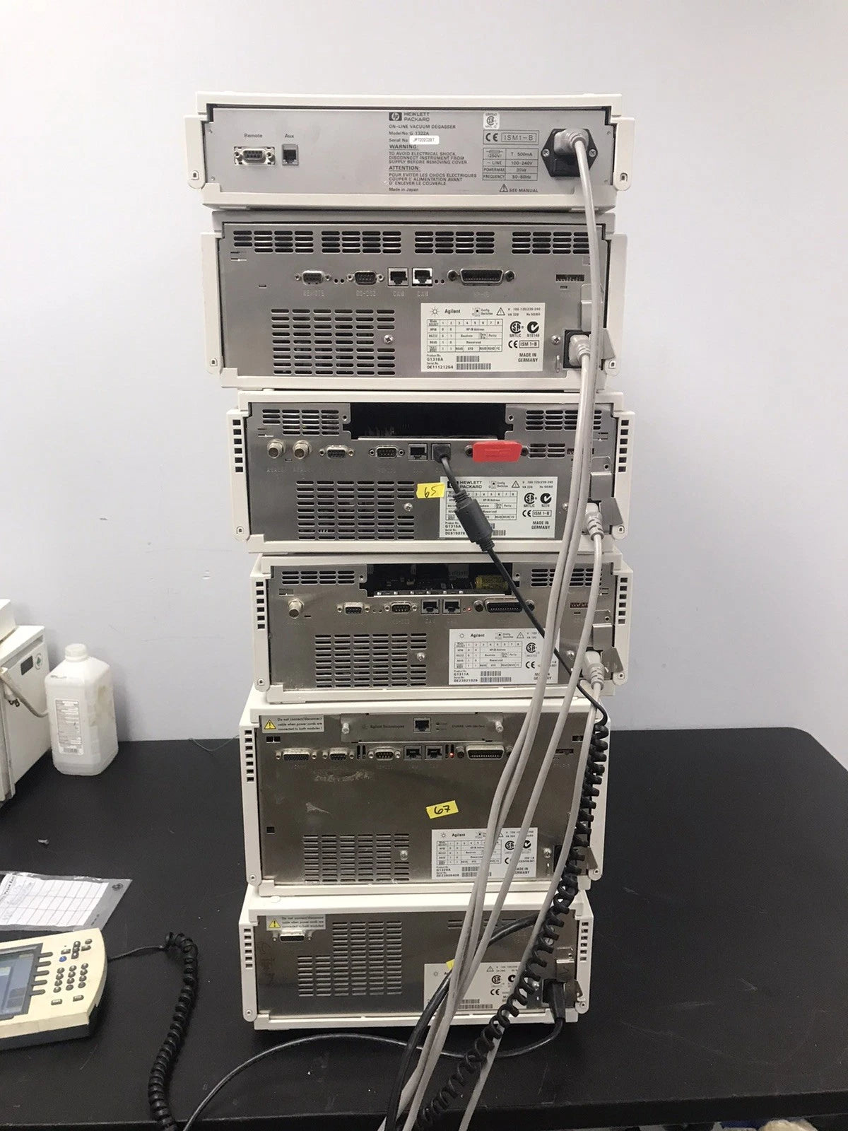6pc, HP Agilent 1100 HPLC QuatPump, ALS, DAD, Colcom, Degasser, ALS Therm