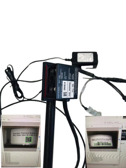 Keyence SR-710 Barcode Reader with Power Supply and Cords Tested Working Video