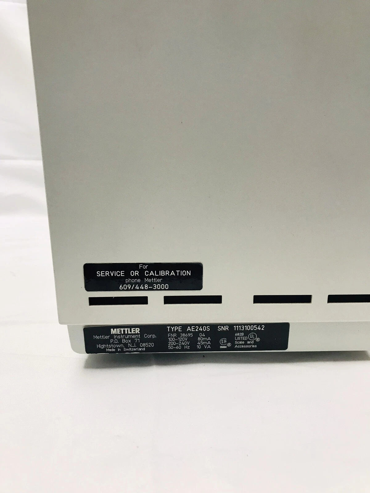 Mettler AE240 AE 240 Digital Lab Scale Balance Analytical Delta Range 0.1 mg