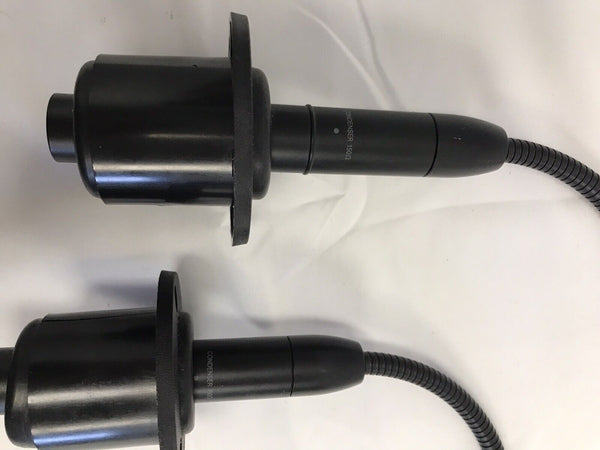 Lot Of 2 Shure Microflex Condenser 150 Ohm MX412 With WL 185 Microphones Goose