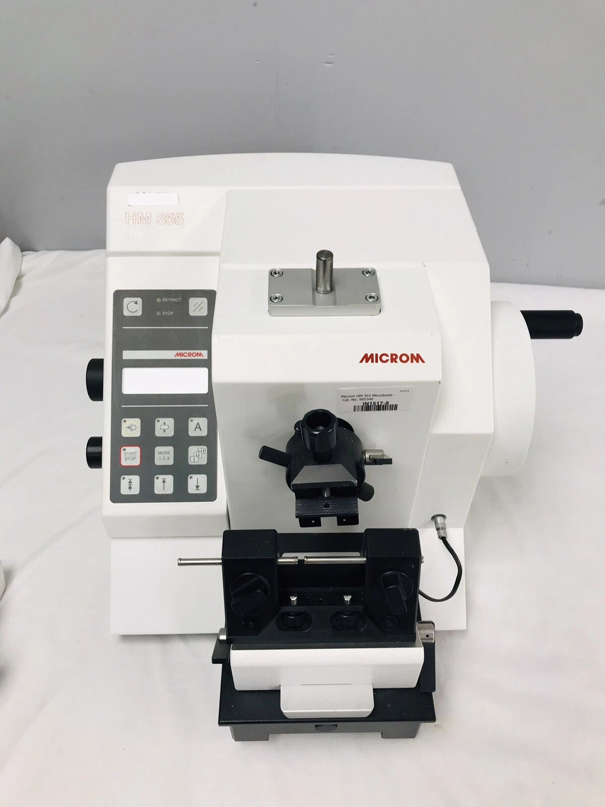 Microm HM 355 S Rotary Microtome with Stereoscope Holder | As Is for Parts