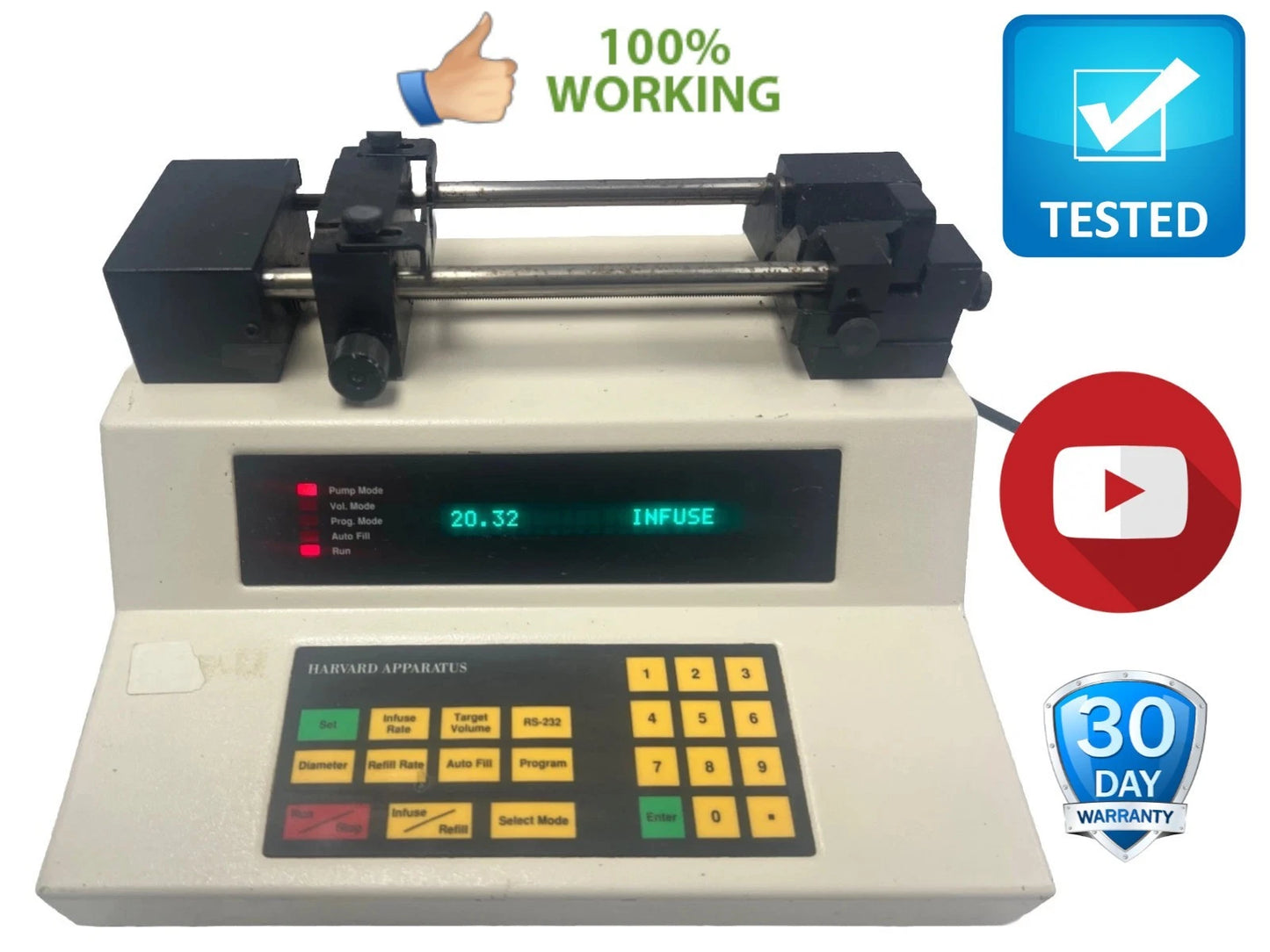 Harvard Apparatus 44 Programmable Infuse / Withdrawal Syringe Pump