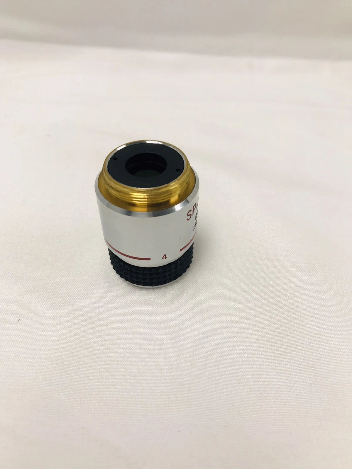 Olympus SPlan 4 Microscope Objective 4x 0.13 NA 160 / - Tested Working