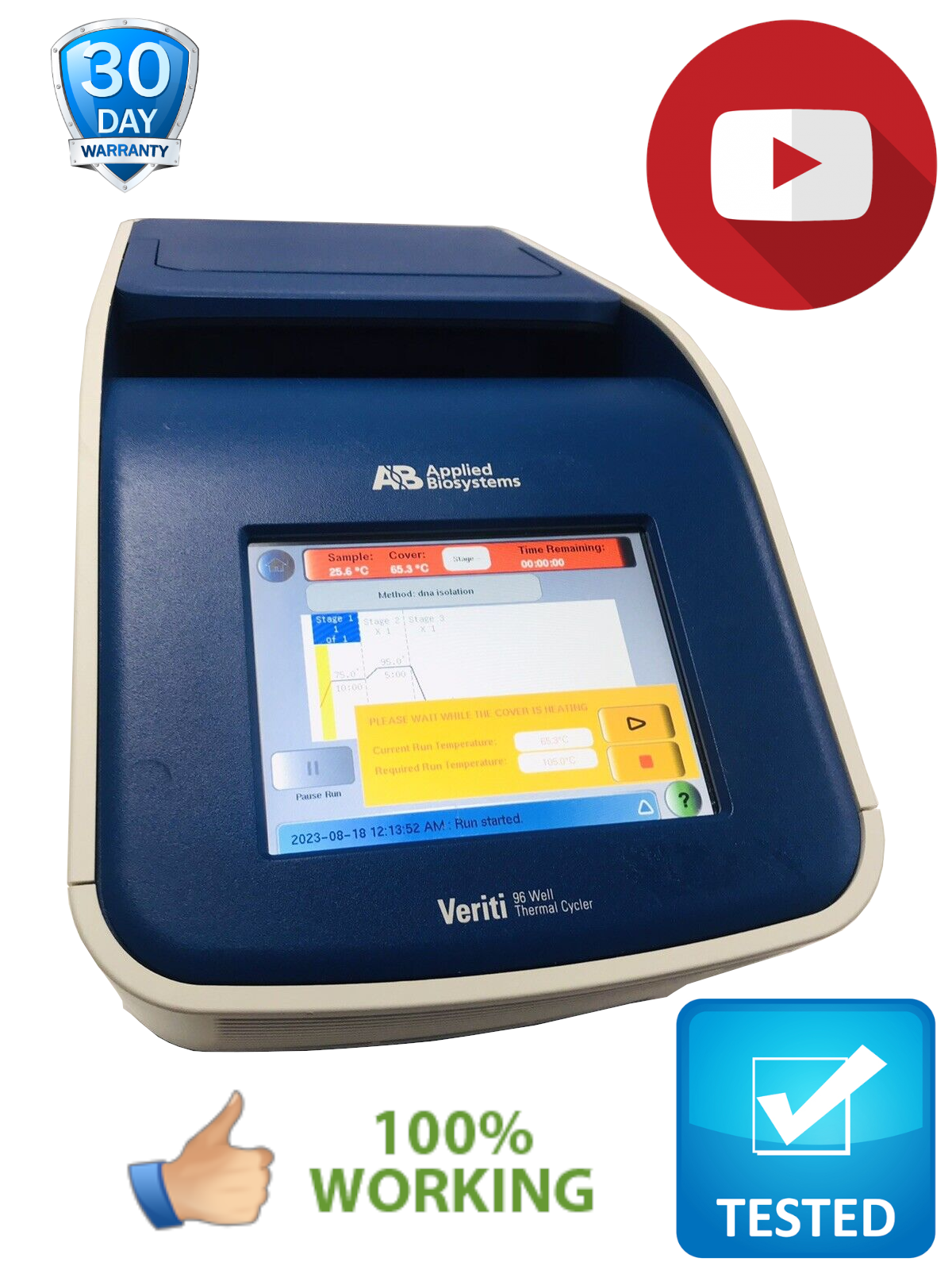 Applied Biosystems Veriti 9902 96-Well Thermal Cycler 4375786 ABI