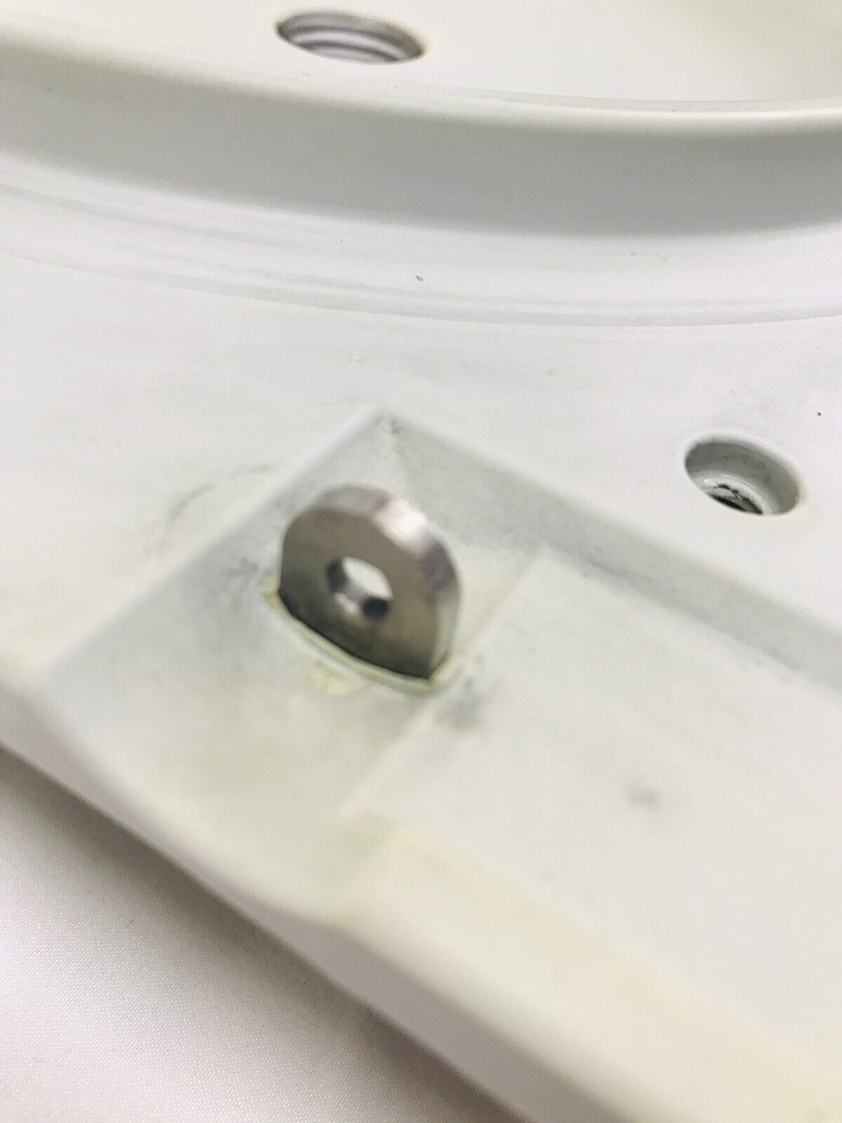 Lower Lid with 2x Latch Housings for Eppendorf 5430R Refrigerated Centrifuge