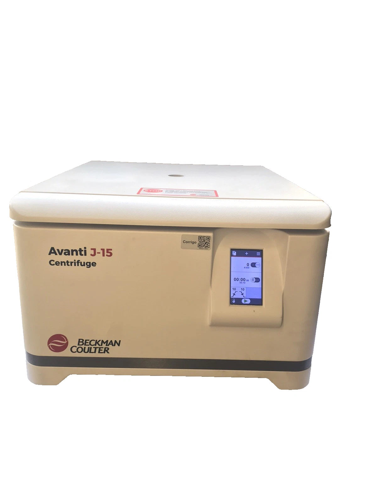 Beckman Coulter Avanti J-15 Centrifuge – JS-4.750 Swinging Bucket Rotor Tested