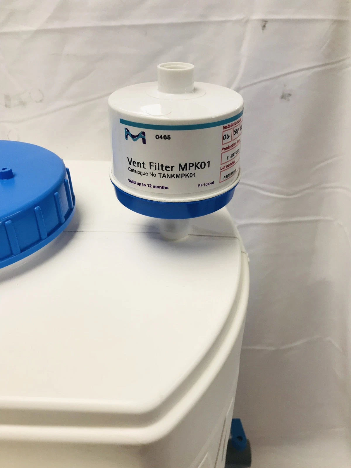 Millipore TANKPE030 Water Reservoir Storage Tank 30L PE 30 Liter