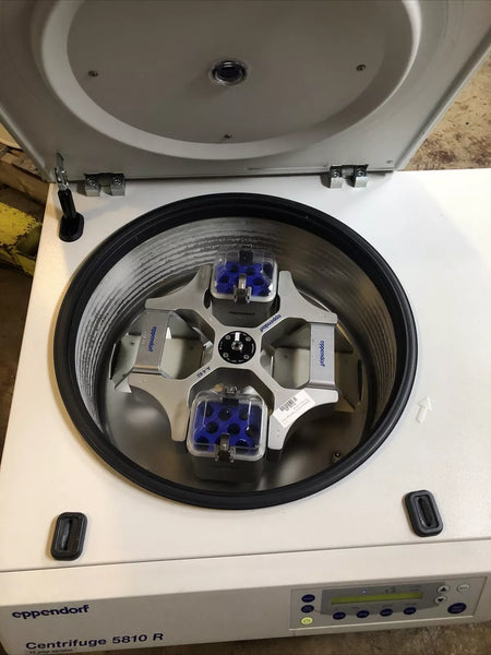 Eppendorf 5810R Centrifuge 5810 R Refrigerated with Rotor & Buckets Video 120v