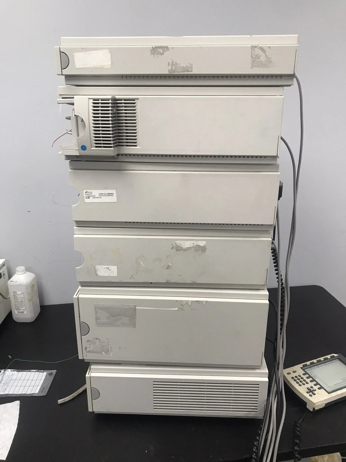 6pc, HP Agilent 1100 HPLC QuatPump, ALS, DAD, Colcom, Degasser, ALS Therm