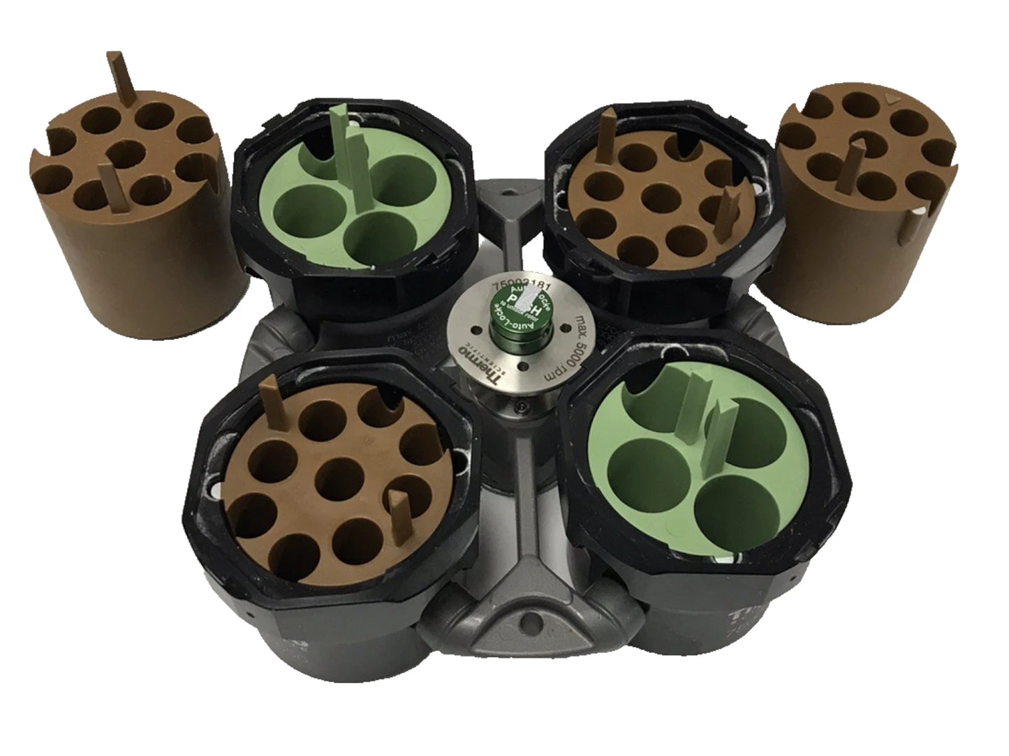 Thermo Scientific TX-400 75003181 Swing Bucket Rotor w/ 75003655 Buckets Adapter