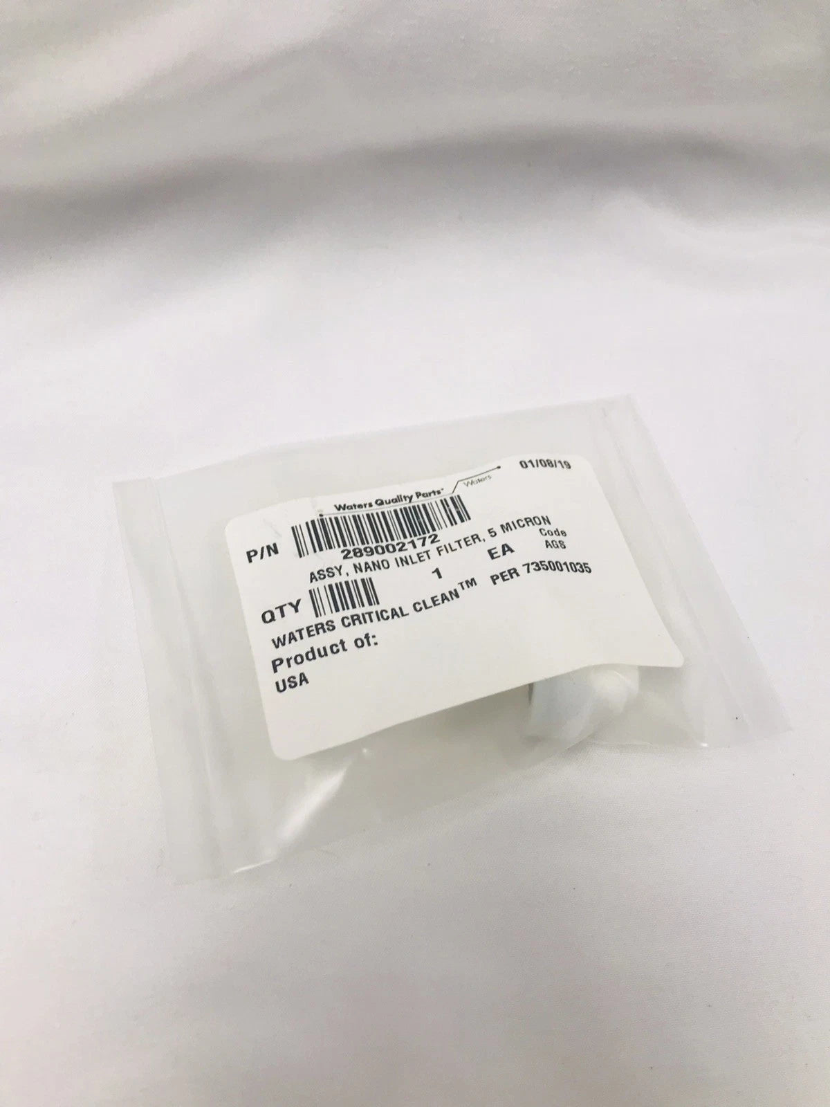 Waters 289002172 In-Line Solvent Filter Assembly 5µm 5 Micron - NEW