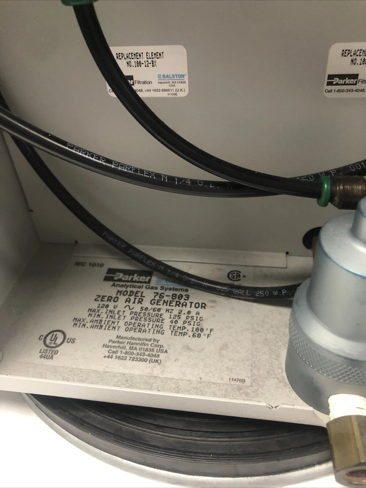 Parker Balston Zero Air Generator Model 76-803