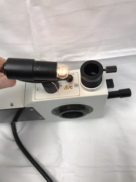 Olympus BX Microscope Dual Observation Head U-DO w/ Support Stand Working