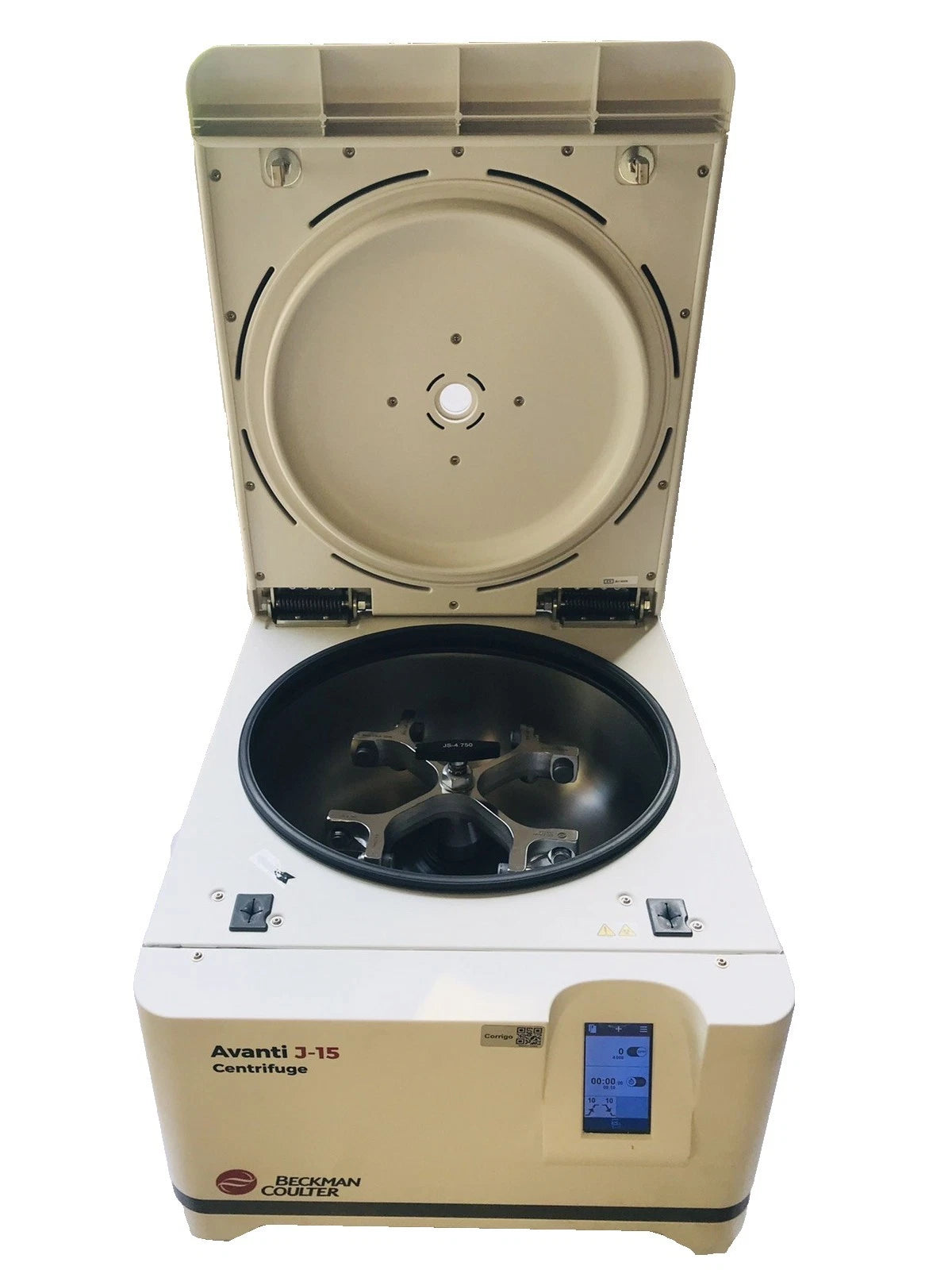 Beckman Coulter Avanti J-15 Centrifuge – JS-4.750 Swinging Bucket Rotor Tested