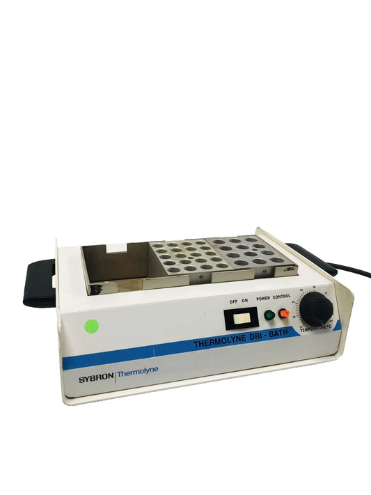 Sybron Thermolyne Dri-Bath DB-16525 Heater With 2 Heating Blocks. Working.