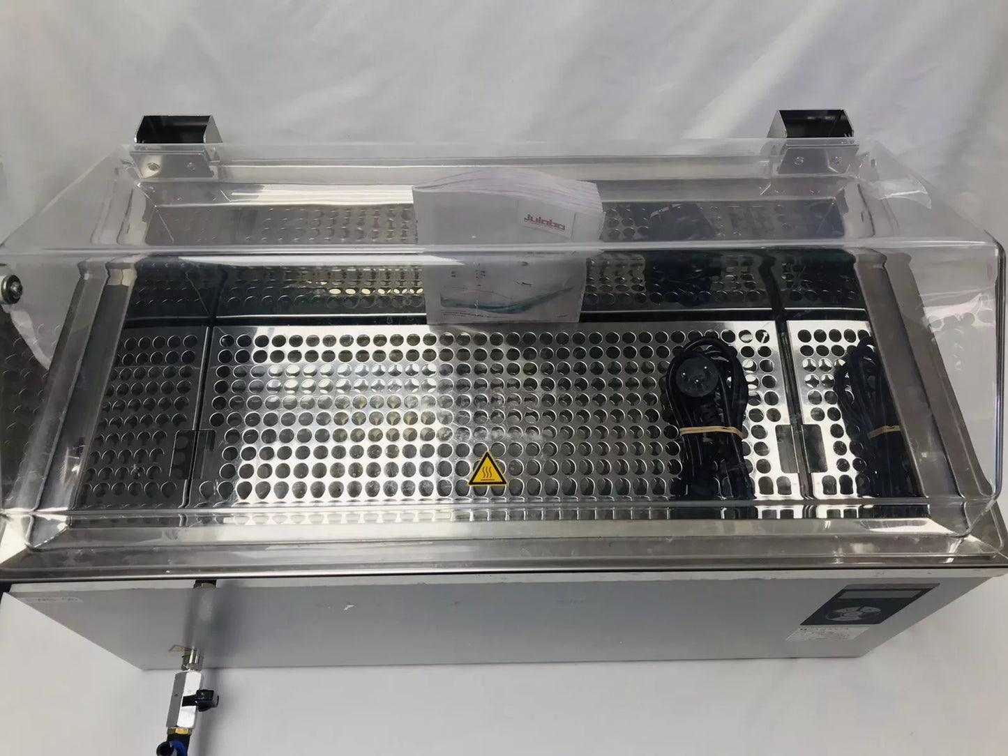 Julabo PURA 22 Water Bath W/ Lift up Cover & Test Tube Rack 20002866 230v Tested