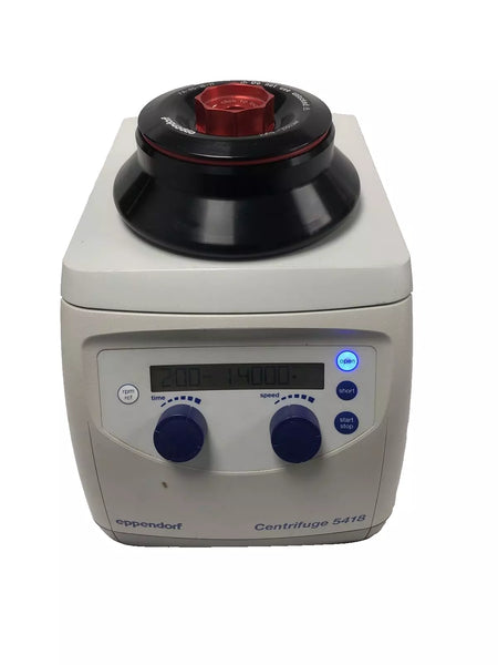 Eppendorf 5418 Centrifuge w/ Rotor FA-45-18-11 & Aerosol-Tight Lid, Warranty!