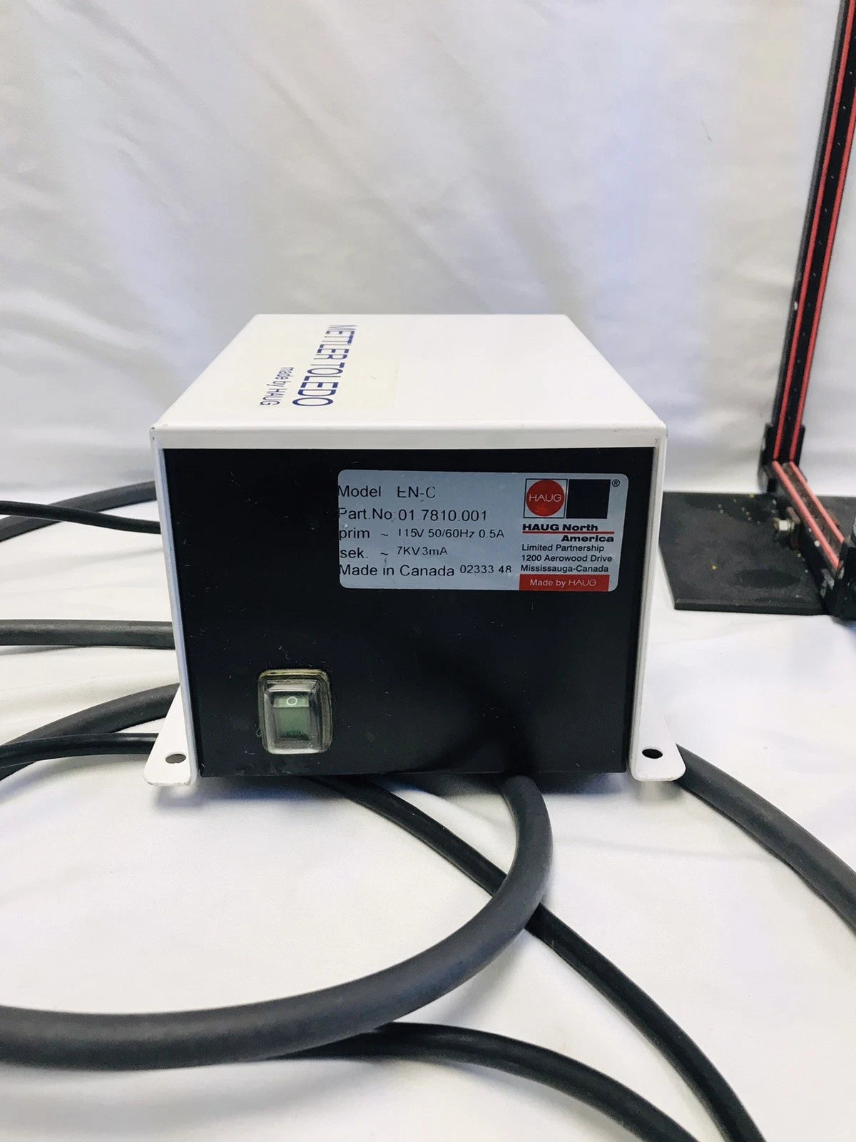 Mettler Toledo Haug EN-C & x2000 Deionizer with large U Electrode Needs Repair