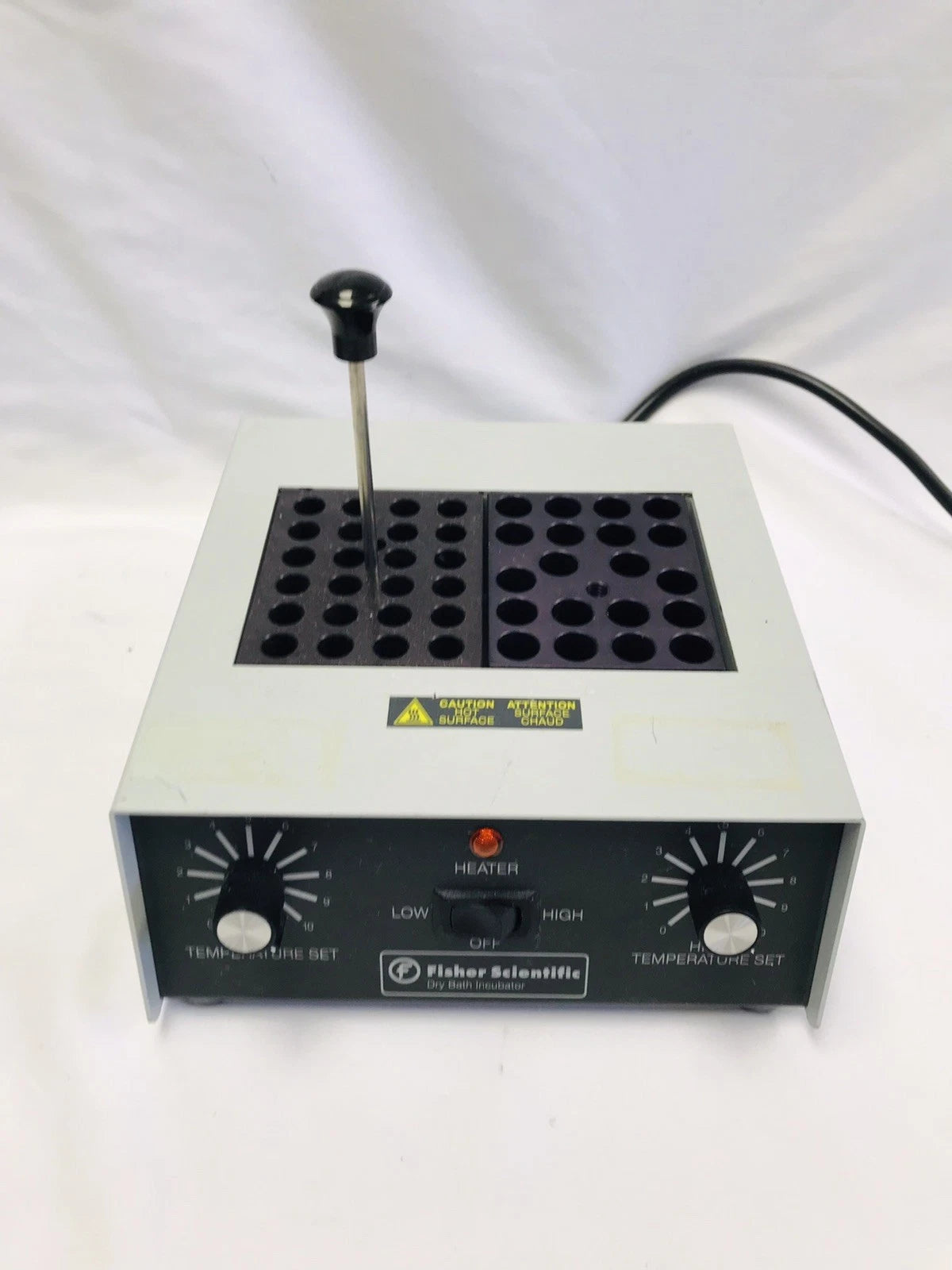 Fisher Scientific Dry Bath Incubator Dual Heat Block 11-718-2 + 2x Heat Blocks