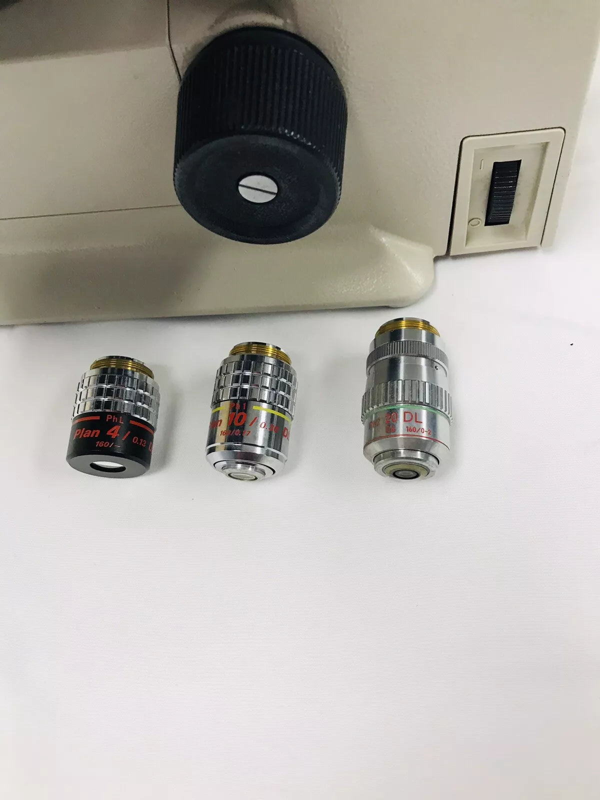 Nikon TMS Inverted Phase Contrast Microscope 3 Objectives 4x 10x 20x