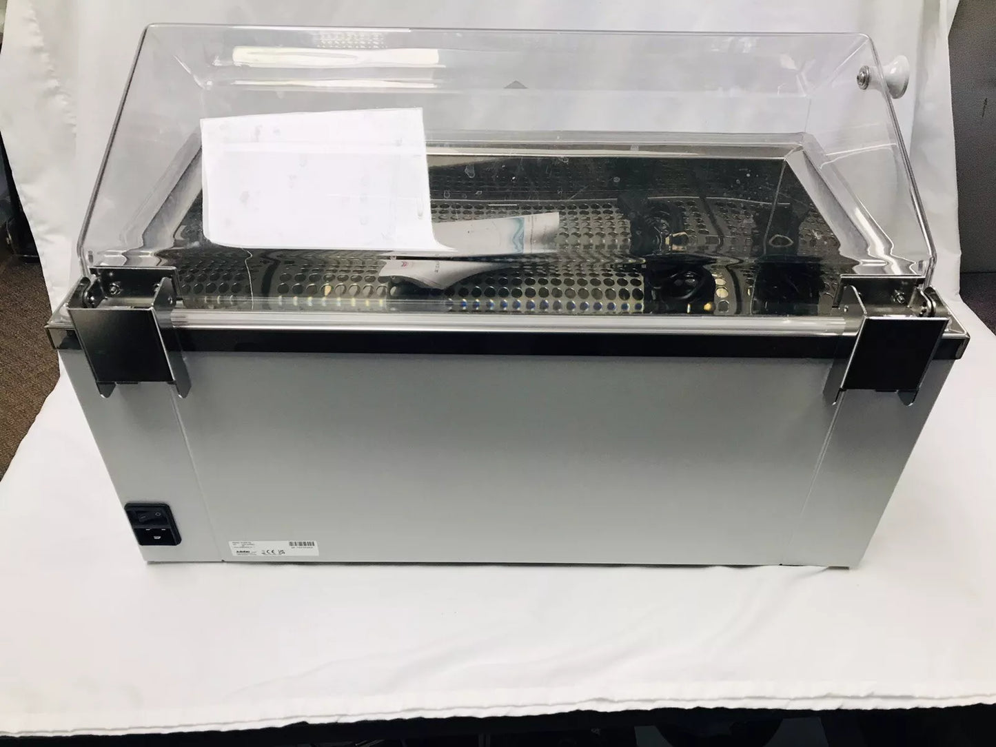 Julabo PURA 22 Water Bath W/ Lift up Cover & Test Tube Rack 20002866 230v Tested