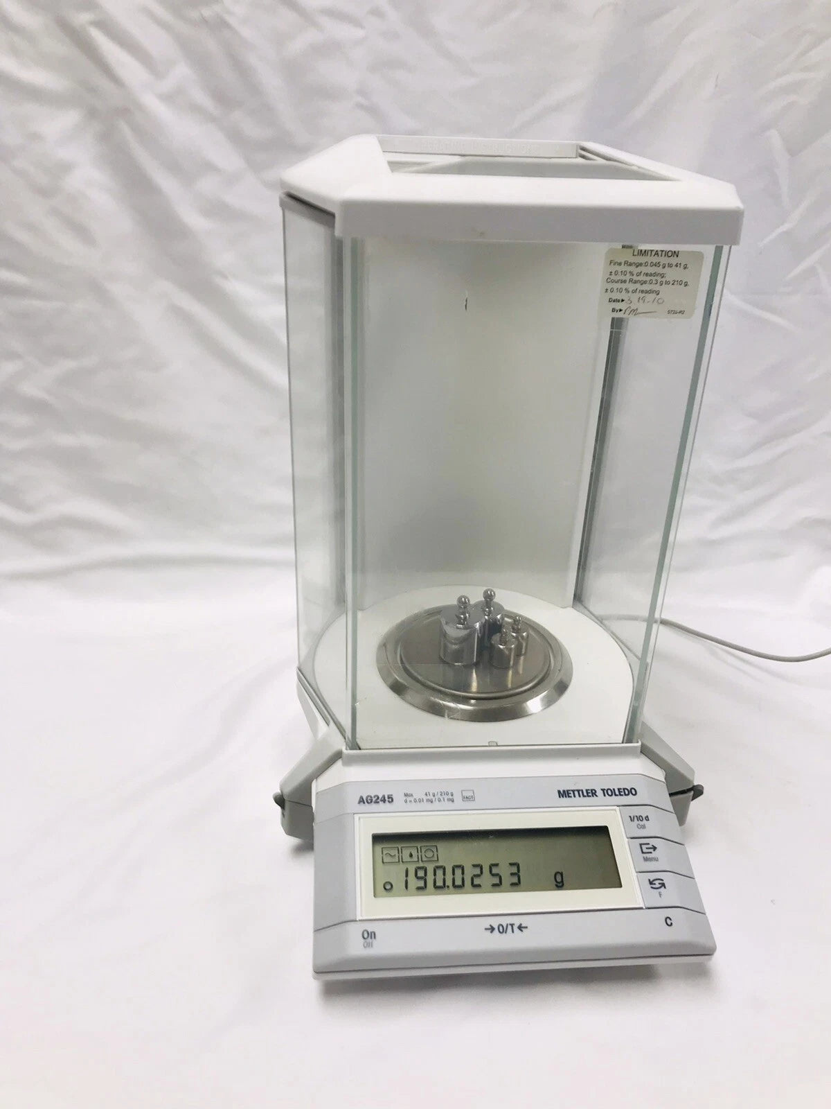 Mettler Toledo AG245 Analytical Balance Scale Tested Working Video