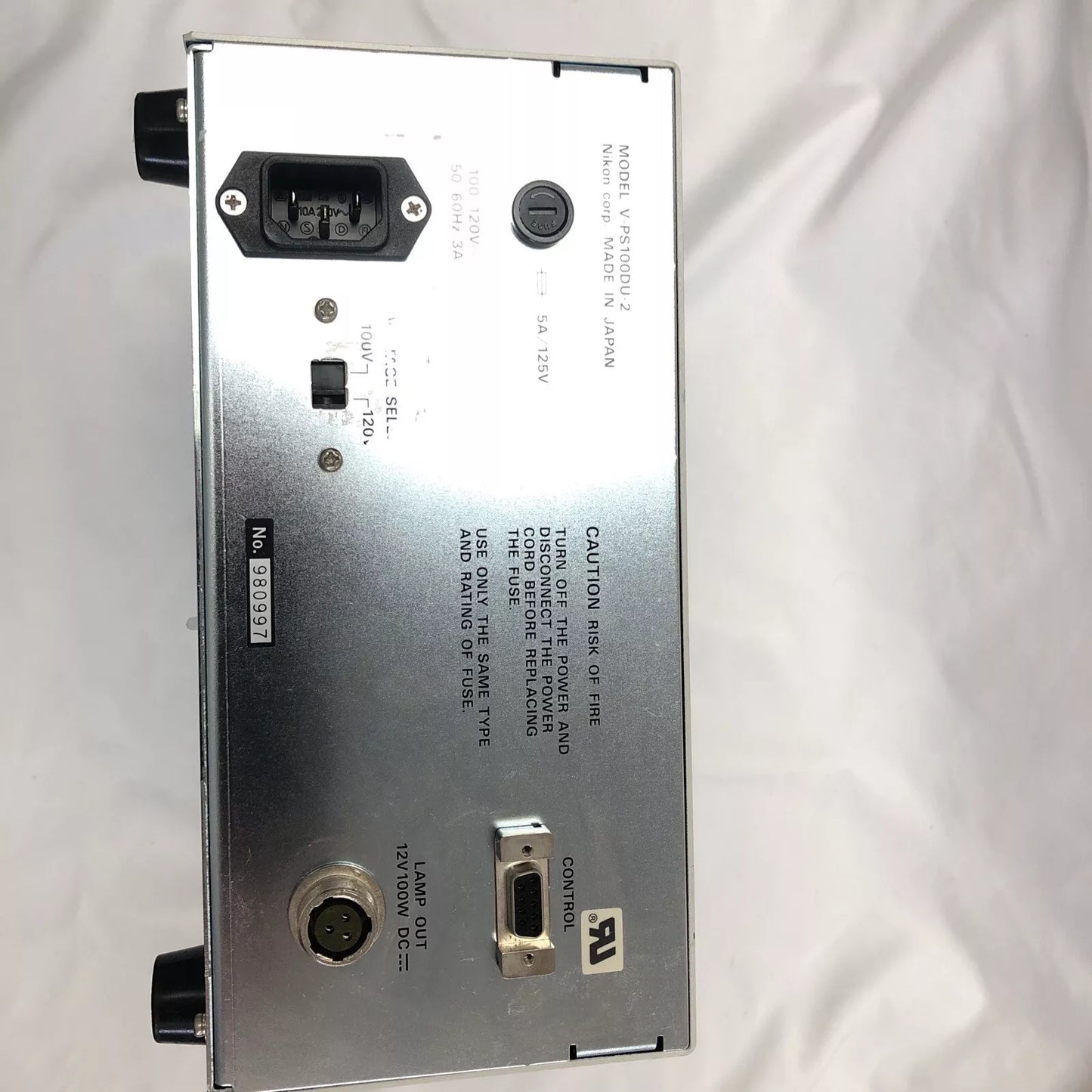 NIKON V-PS100DU-2 MICROSCOPE POWER UNIT @ (349594) tested working warranty
