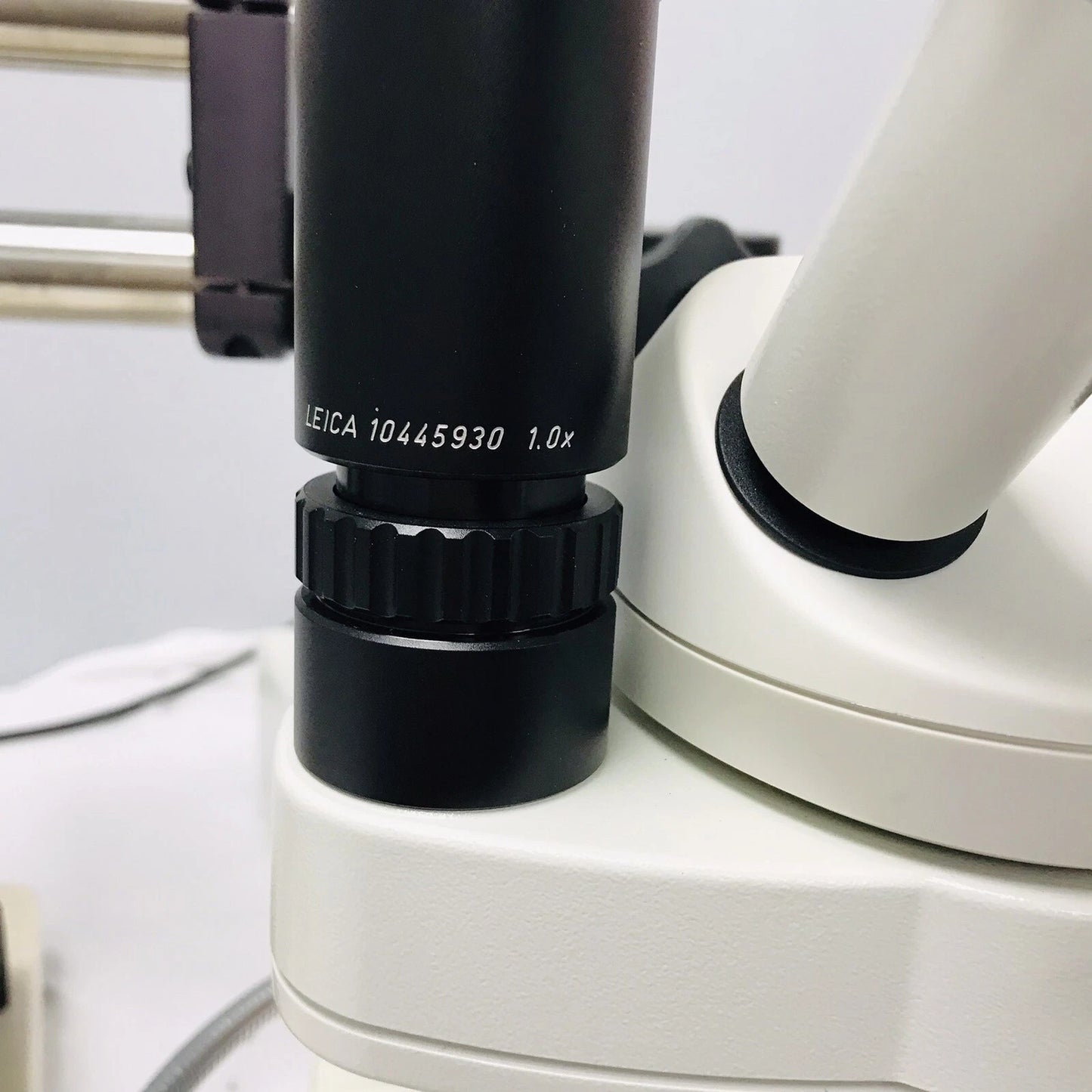Leica MZ75 Stereo Zoom Microscope Inspection w/ Fiber Optic Lamp & Boon Stand