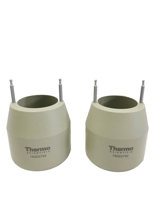 x2 Thermo Scientific 75003792 250mL Conical Bottle for TX-750 Bucket Adapters